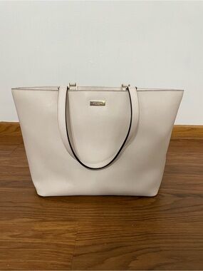Kate Spade Leather Tote Bag in Light Pink